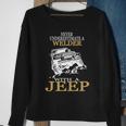 [154] Welder With A Jeep Tshirt Sweatshirt Gifts for Old Women